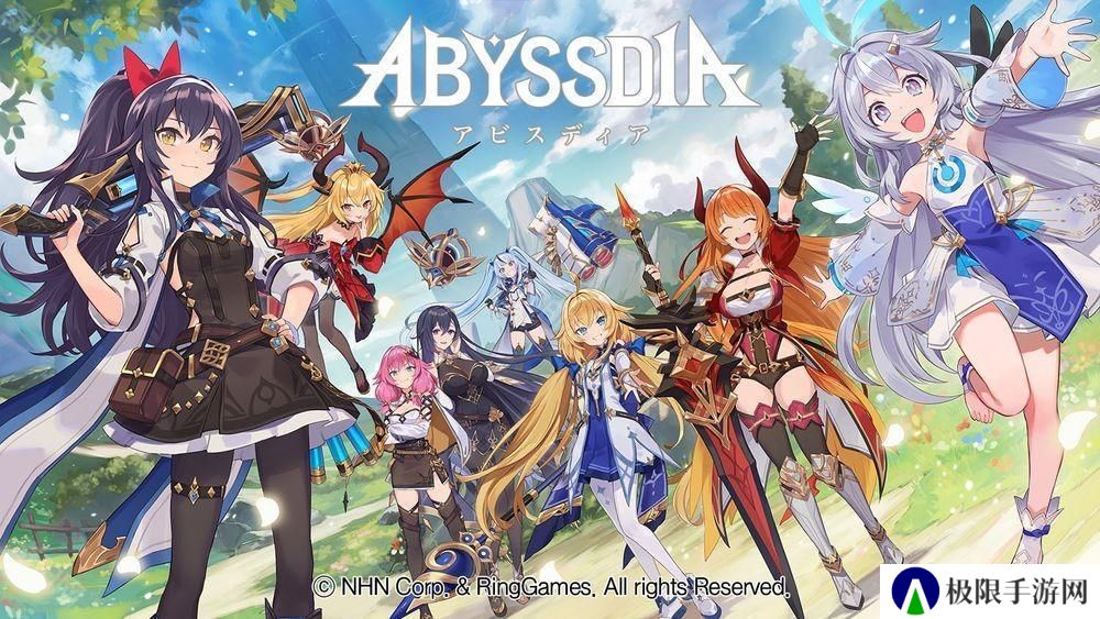 美少女 RPG《Abyssdia》释出主视觉图与 5 名主要角色立绘
