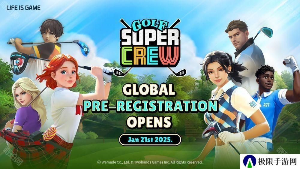 《PangYa》核心成员打造休闲高尔夫游戏《Golf Super Crew》全球事前预约开启