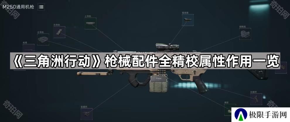 三角洲行动精校有什么用-枪械配件全精校属性作用一览