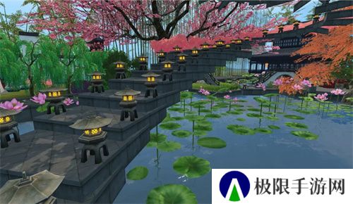 《天下》手游中秘藏的桃源仙境?陶渊明看了都点赞!