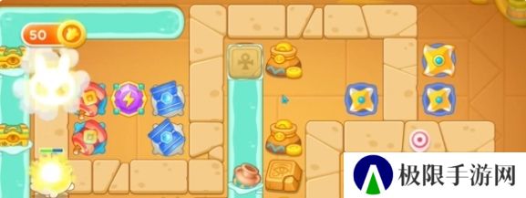 《保卫萝卜4》法老归来第98关通关攻略