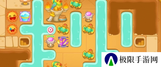 《保卫萝卜4》法老归来第96关通关攻略