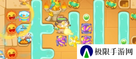 《保卫萝卜4》法老归来第96关通关攻略