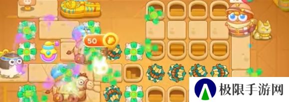 《保卫萝卜4》法老归来第92关通关攻略