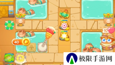 《保卫萝卜4》法老归来第91关通关攻略