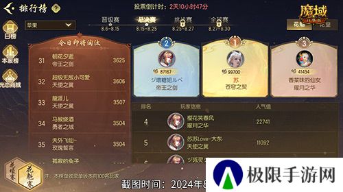 被美女包围了！魔域口袋版花魁总决赛战报