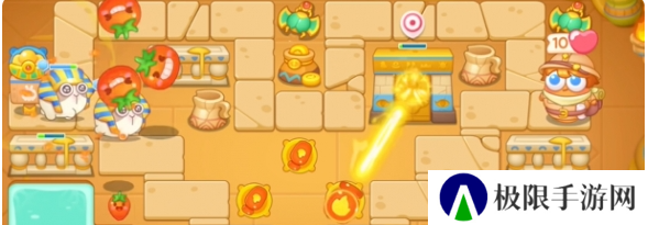 《保卫萝卜4》法老归来第86关通关攻略