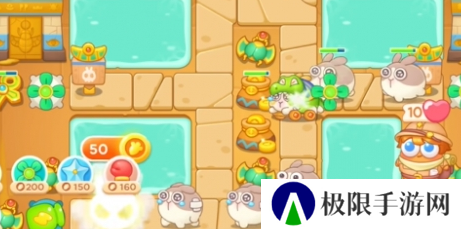 《保卫萝卜4》法老归来第91关通关攻略