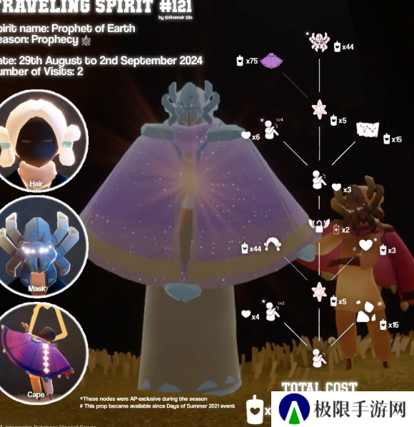 《光遇》2024年10月17日复刻先祖介绍