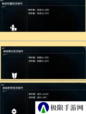 《硬核机甲启示》紫配件一览