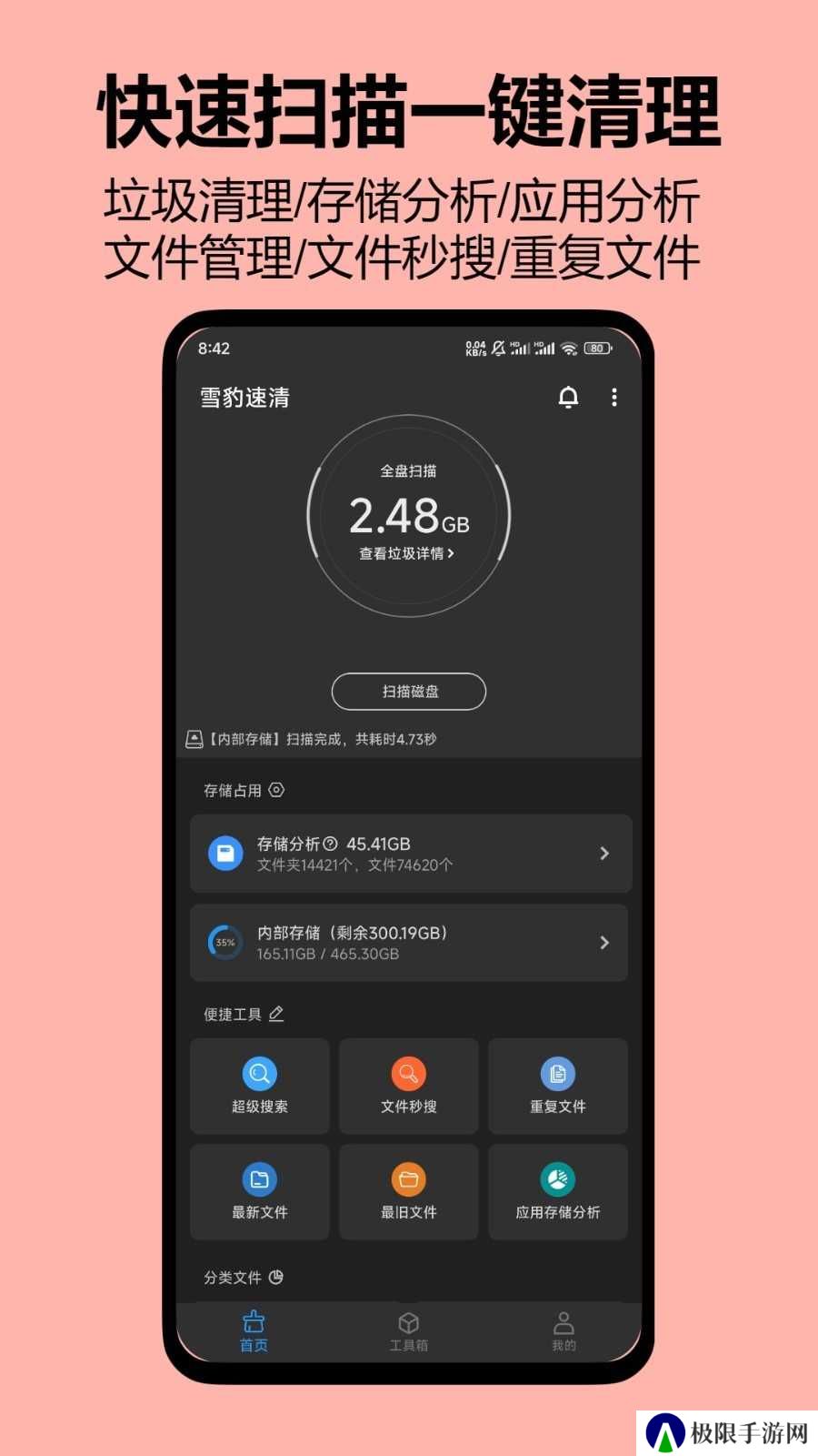 雪豹速清纯净版