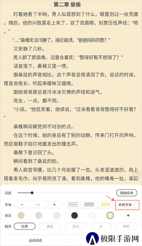 怎么调字体2